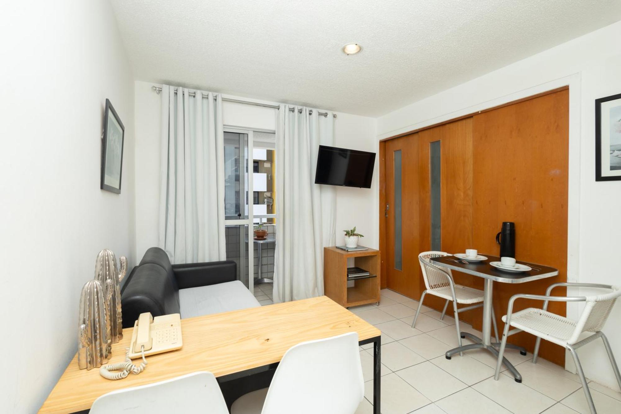 Vista Mar E Lagoa - Cozinha E Frigobar - Apartamento Flat Proximo A Praia São Luís Εξωτερικό φωτογραφία